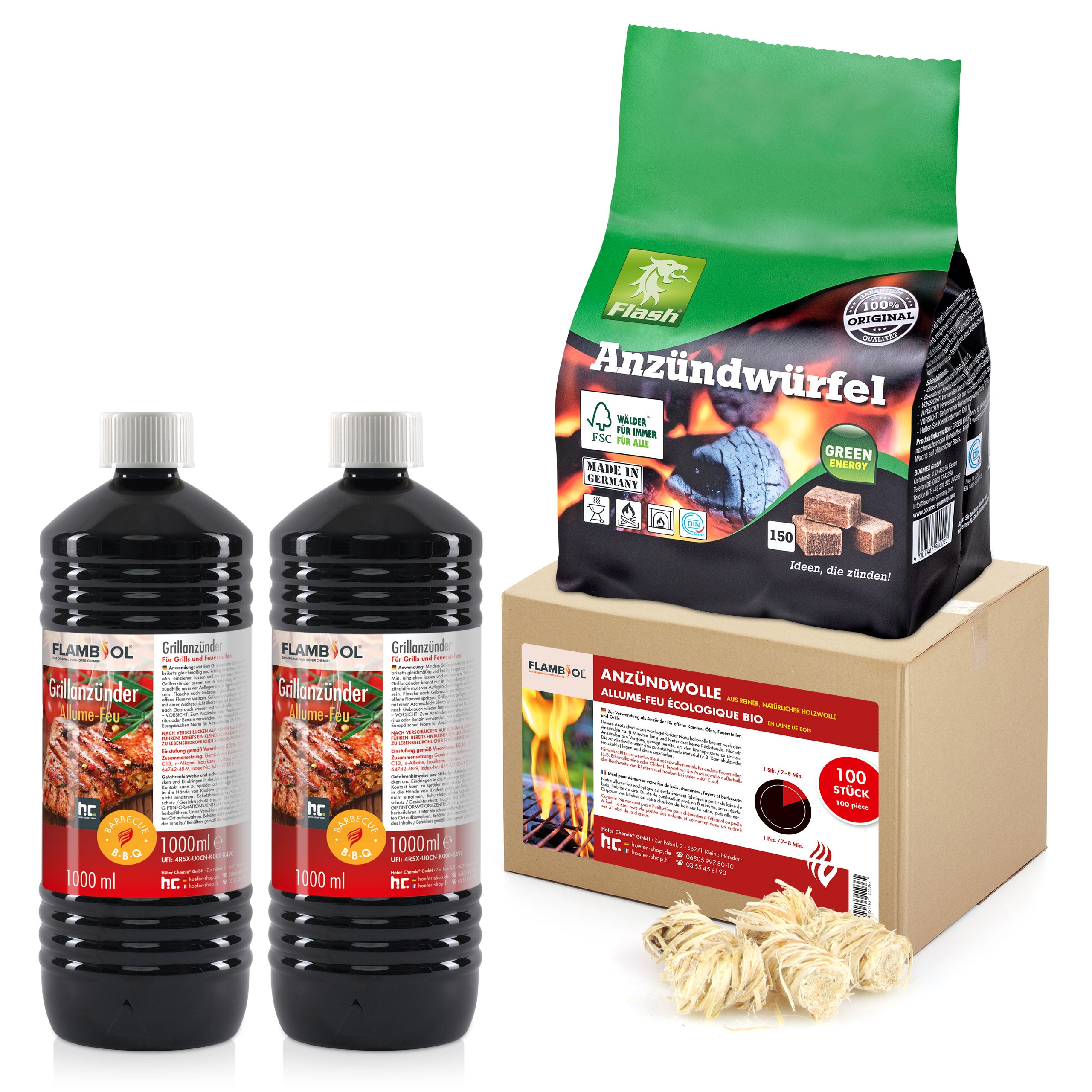 FLAMBIOL® Grillanzünder-Set– Höfer Chemie GmbH